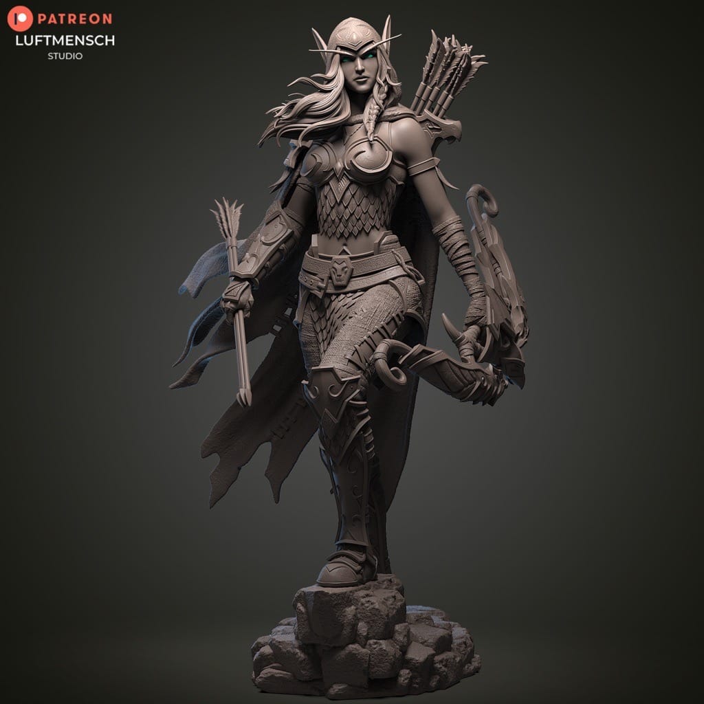 LuftMensch 魔兽世界 奥蕾莉亚·风行者-P站图纸收藏馆