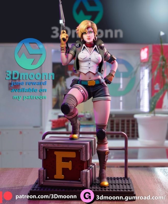 3Dmoonn 合金弹头 笠本英里-P站图纸收藏馆