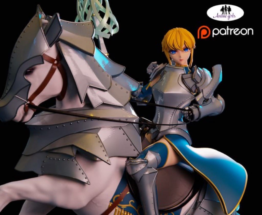 ANIME GIRLS 阿尔托莉雅·潘德拉贡-P站图纸收藏馆