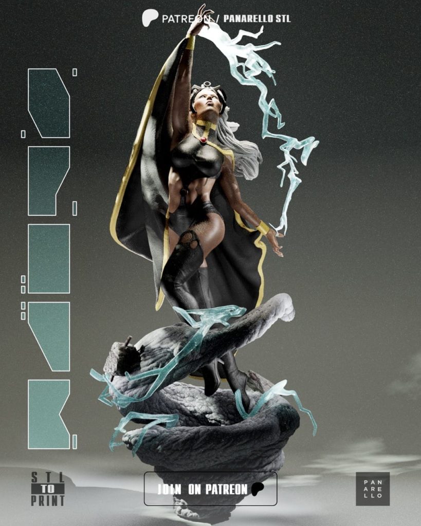 Panarello 漫威 暴风女-P站图纸收藏馆