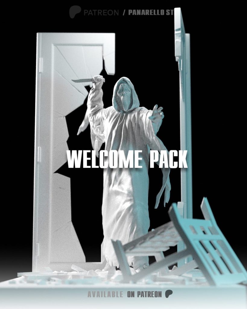 Panarello 惊声尖叫 鬼面-P站图纸收藏馆