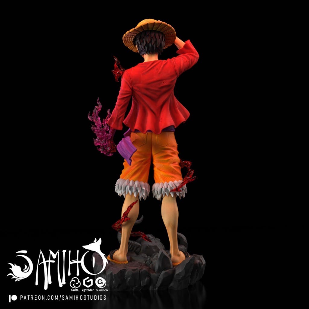 图片[2]-Samiho 海贼王 路飞-P站图纸收藏馆