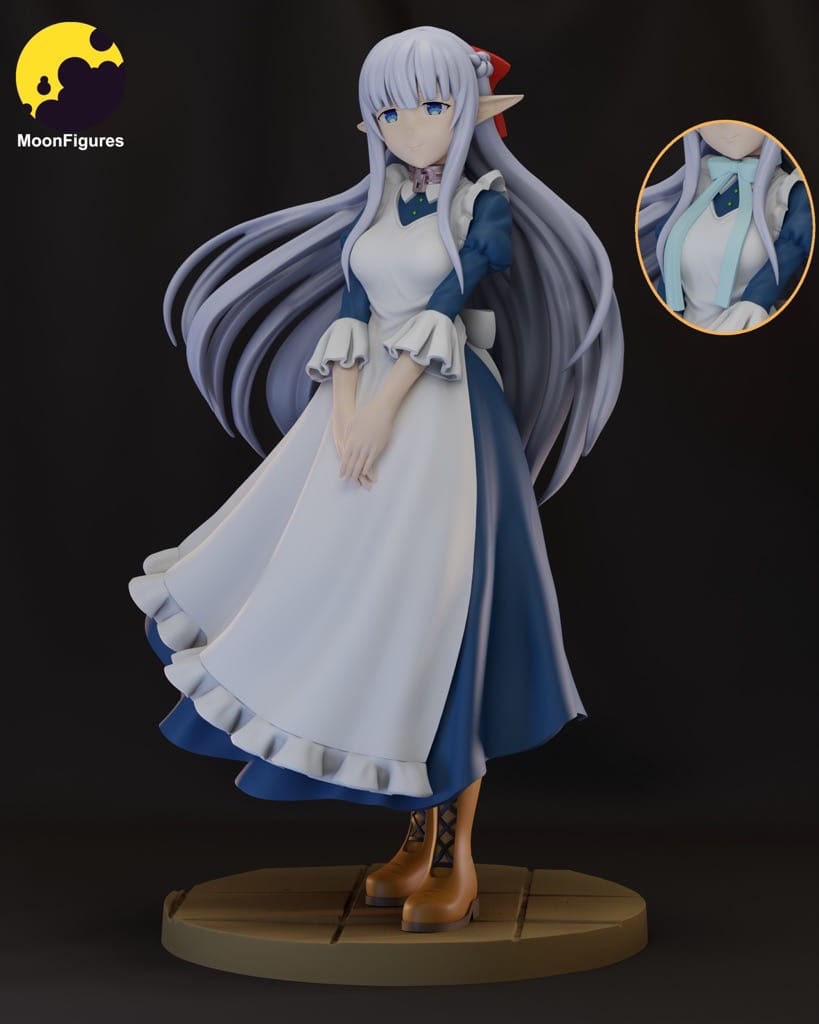 Moon Figures 身为魔王的我娶了奴隶精灵为妻 妮菲莉雅-P站图纸收藏馆