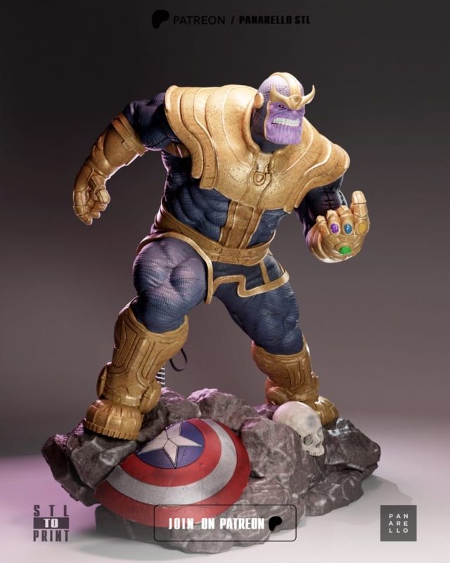 Panarello 漫威 灭霸-P站图纸收藏馆