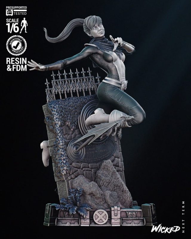 3DWicked 漫威 幻影猫 凯蒂·普莱德-P站图纸收藏馆