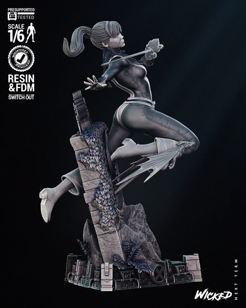 图片[2]-3DWicked 漫威 幻影猫 凯蒂·普莱德-P站图纸收藏馆