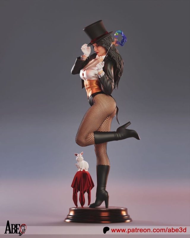 ABE3D DC漫画 扎坦娜·扎塔拉-P站图纸收藏馆