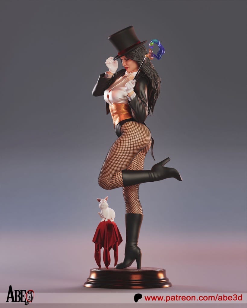 ABE3D DC漫画 扎坦娜·扎塔拉-P站图纸收藏馆