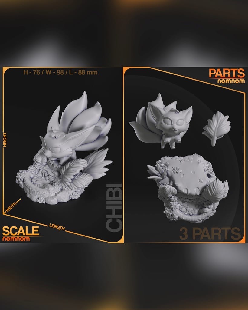 图片[3]-NomNom 火影忍者 九尾九喇嘛-P站图纸收藏馆