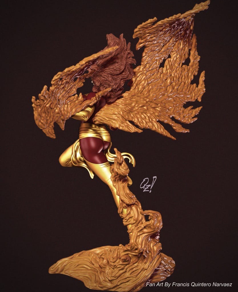 图片[2]-Francis Quez 漫威 凤凰女-P站图纸收藏馆