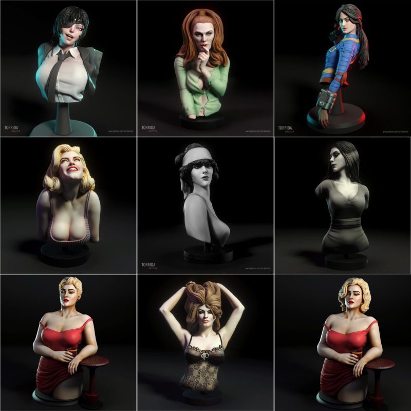 Torrida 半身像合集-P站图纸收藏馆