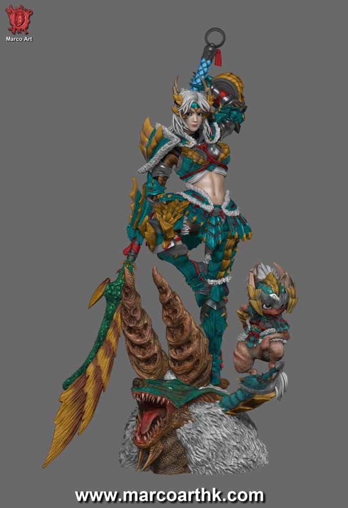 Marco Art 怪物猎人-P站图纸收藏馆