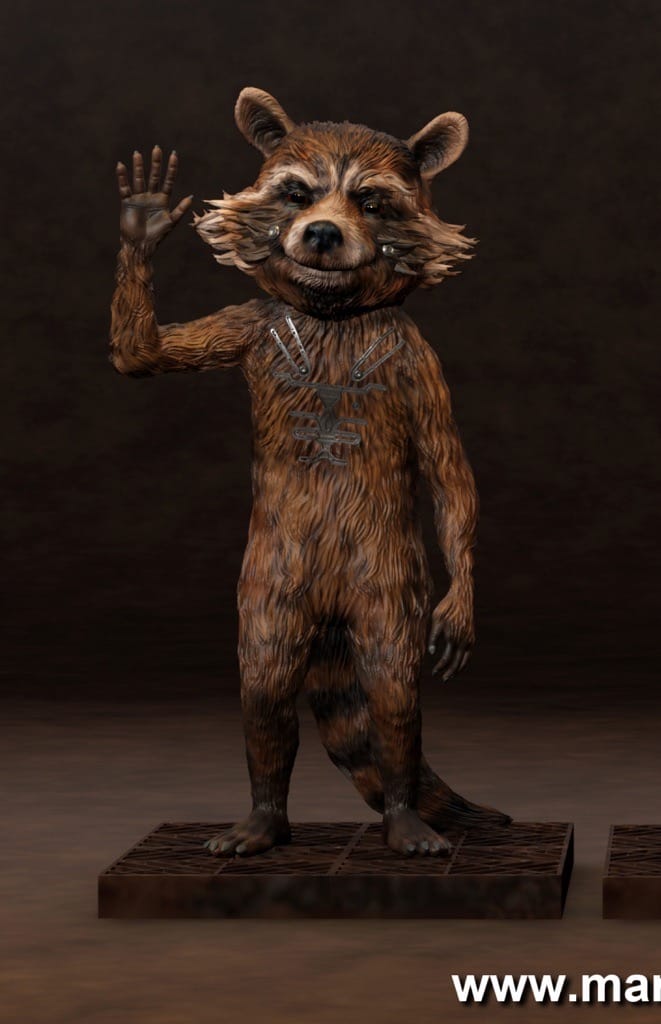 Marco Art 漫威 火箭浣熊-P站图纸收藏馆