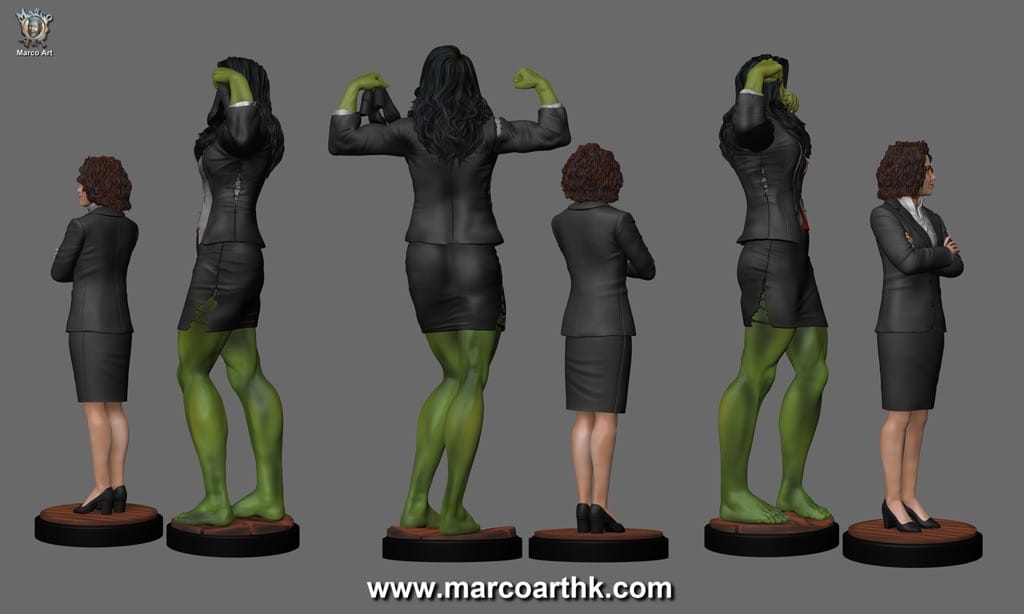 图片[2]-Marco Art 漫威 女绿巨人-P站图纸收藏馆