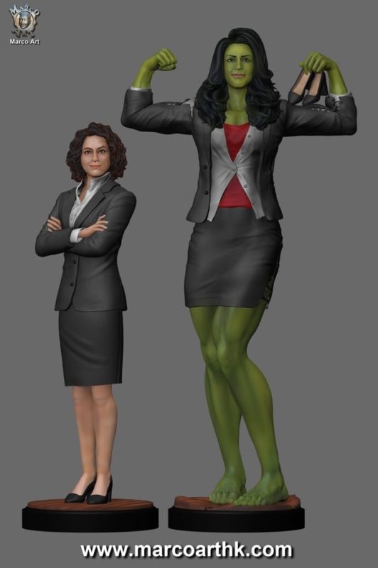 Marco Art 漫威 女绿巨人-P站图纸收藏馆