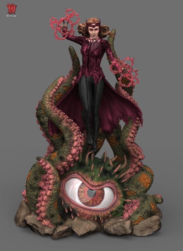 Marco Art 漫威 绯红女巫-P站图纸收藏馆