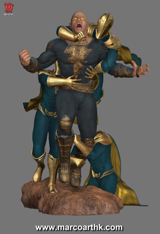 Marco Art DC漫画 黑亚当和命运博士-P站图纸收藏馆