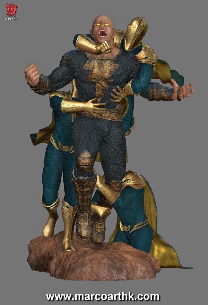 Marco Art DC漫画 黑亚当和命运博士-P站图纸收藏馆