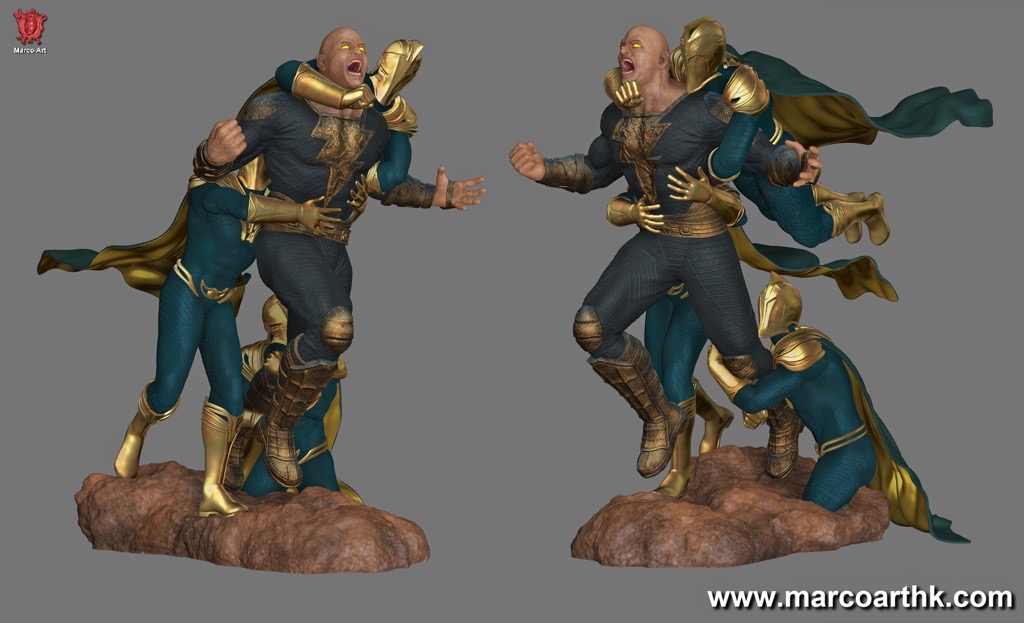 图片[2]-Marco Art DC漫画 黑亚当和命运博士-P站图纸收藏馆