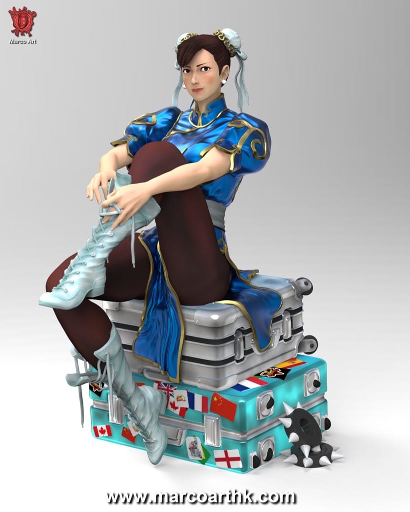 Marco Art 街头霸王 春丽-P站图纸收藏馆