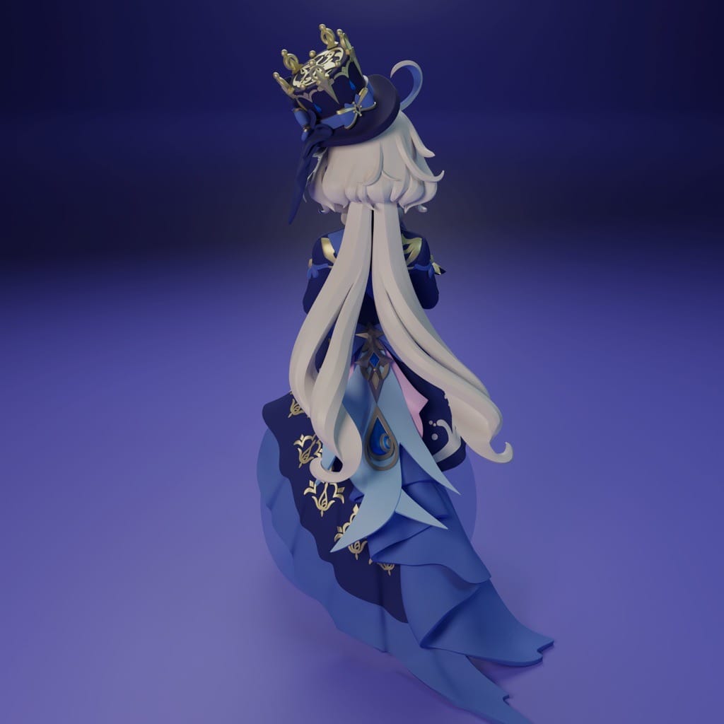 图片[2]-FunserviceSTL 原神 芙宁娜-P站图纸收藏馆