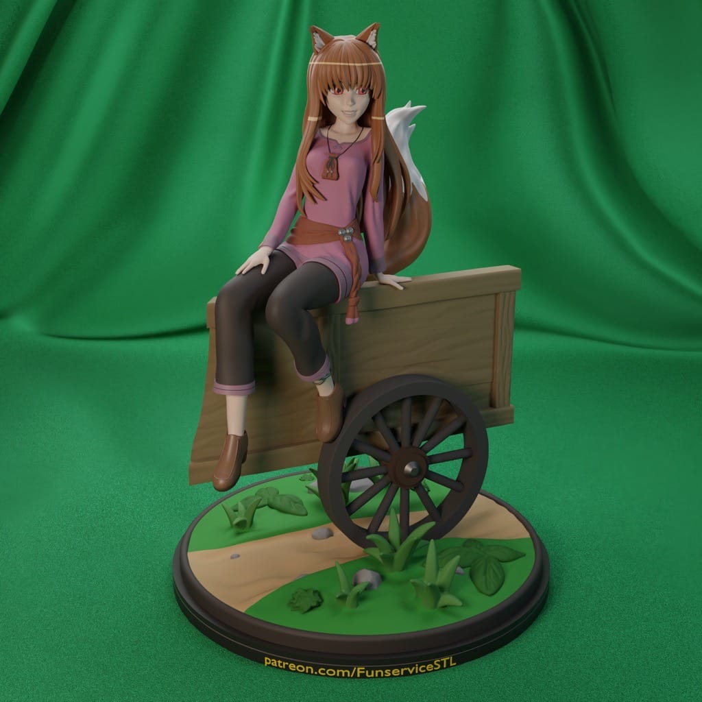 FunserviceSTL 狼与香辛料 赫萝-P站图纸收藏馆