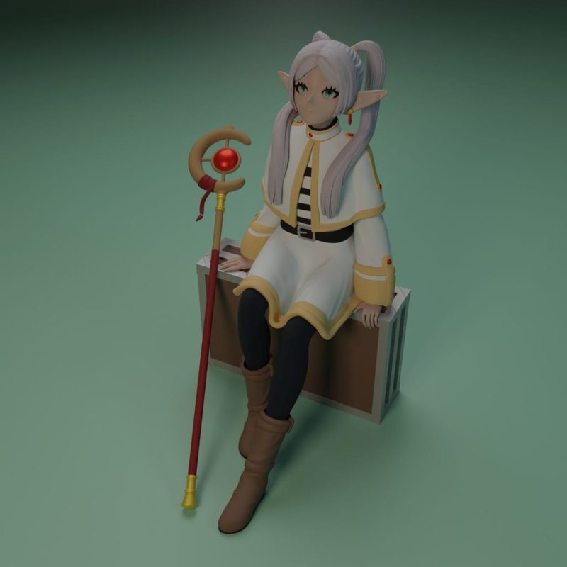 FunserviceSTL 葬送的芙莉莲 芙莉莲-P站图纸收藏馆