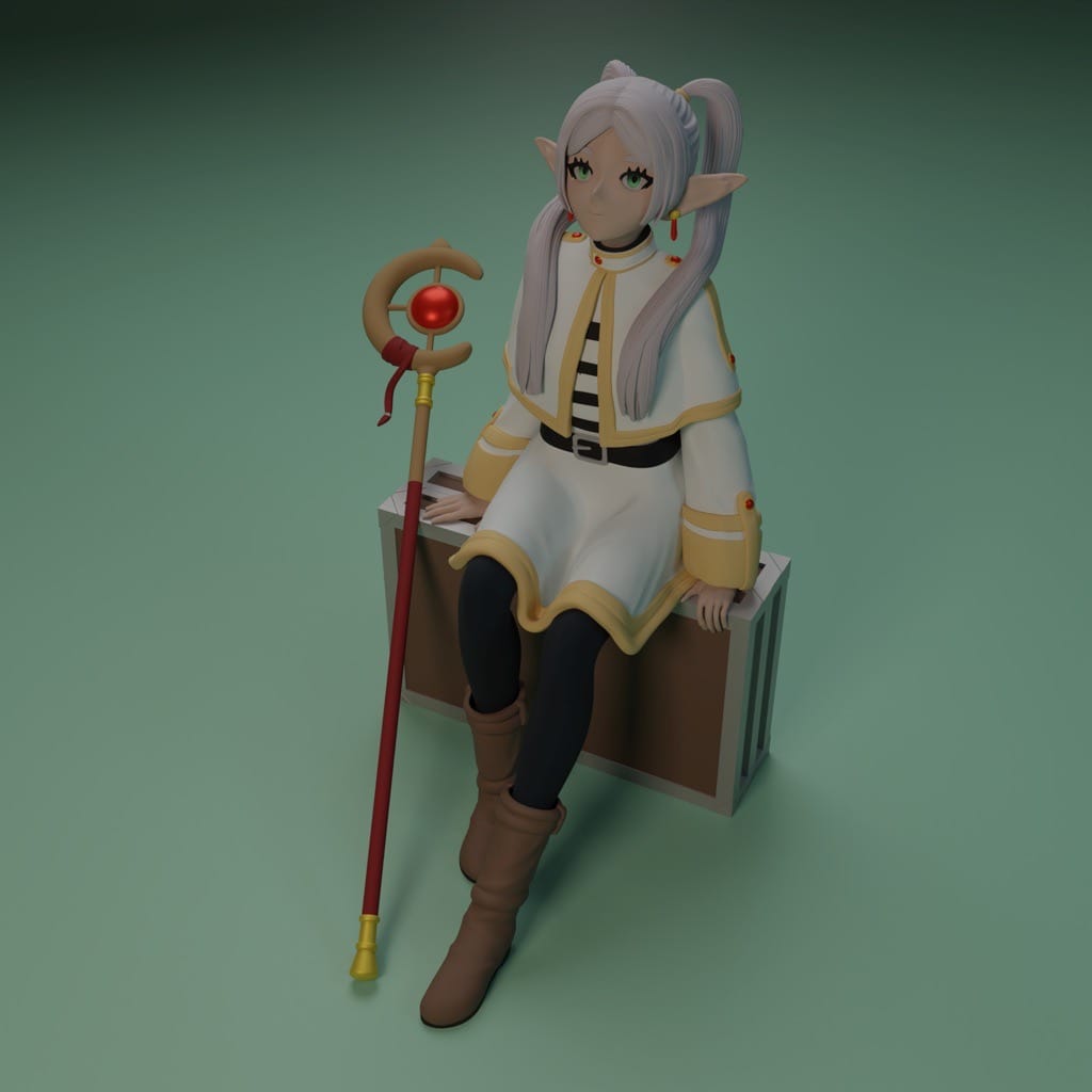 FunserviceSTL 葬送的芙莉莲 芙莉莲-P站图纸收藏馆