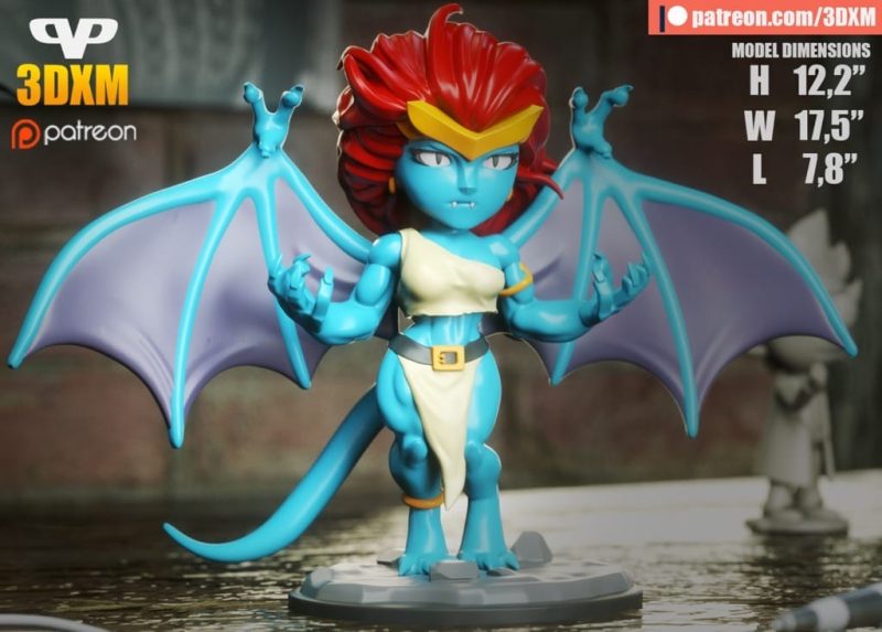 Chibi STL 夜行神龙 戴梦娜-P站图纸收藏馆