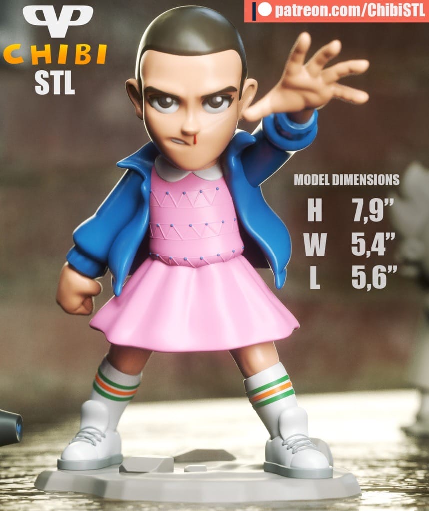 Chibi STL 怪奇物语 十一-P站图纸收藏馆