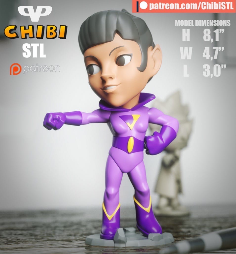 图片[2]-Chibi STL DC漫画 神奇双子-P站图纸收藏馆