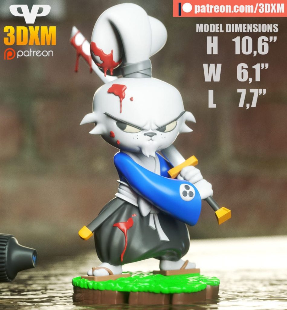 Chibi STL 宫本兔-P站图纸收藏馆