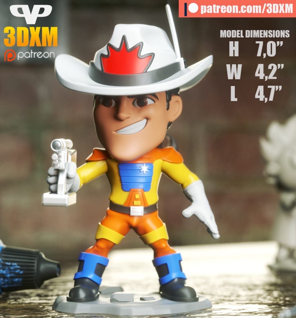 Chibi STL 布雷斯塔警长-P站图纸收藏馆