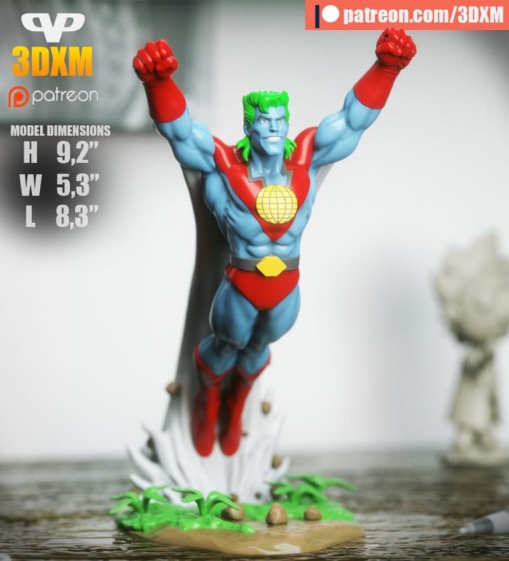 Chibi STL 地球超人-P站图纸收藏馆