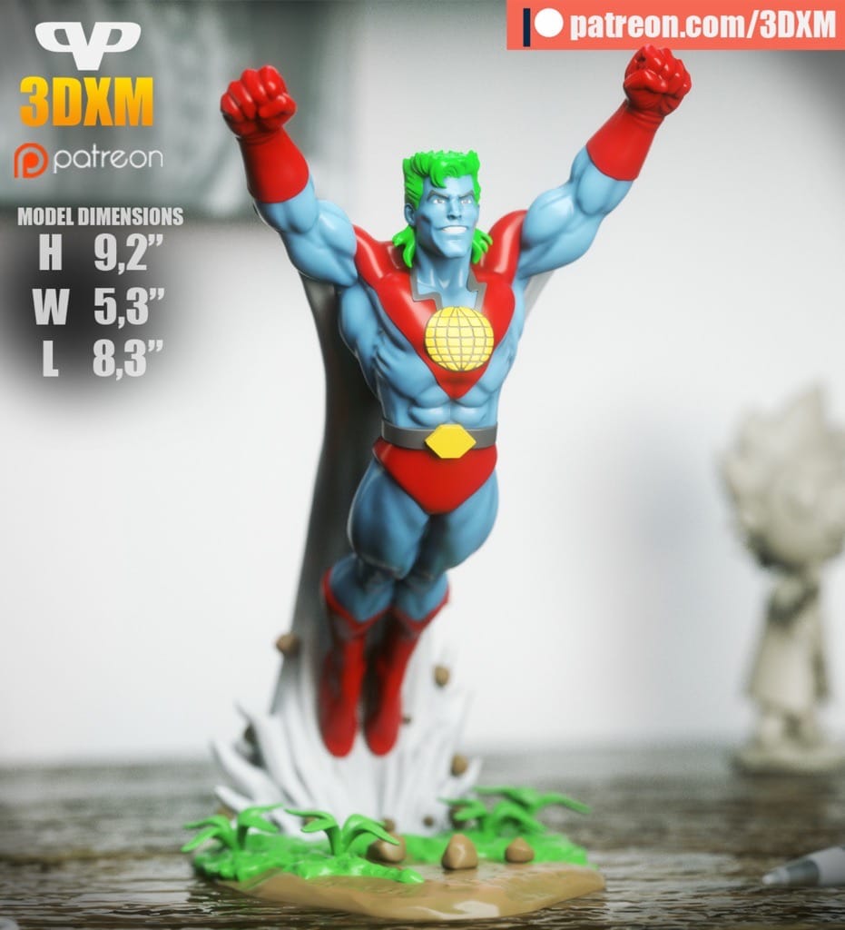 Chibi STL 地球超人-P站图纸收藏馆