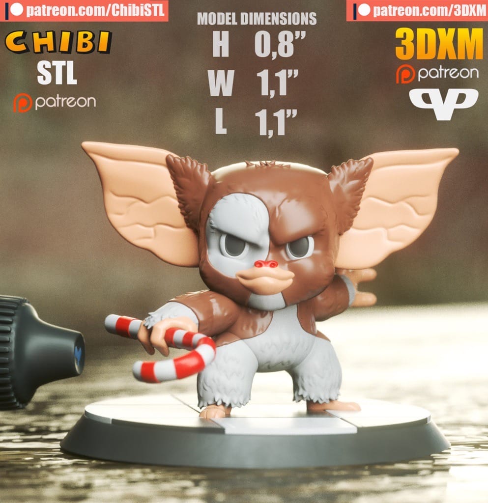 Chibi STL 小魔怪-P站图纸收藏馆