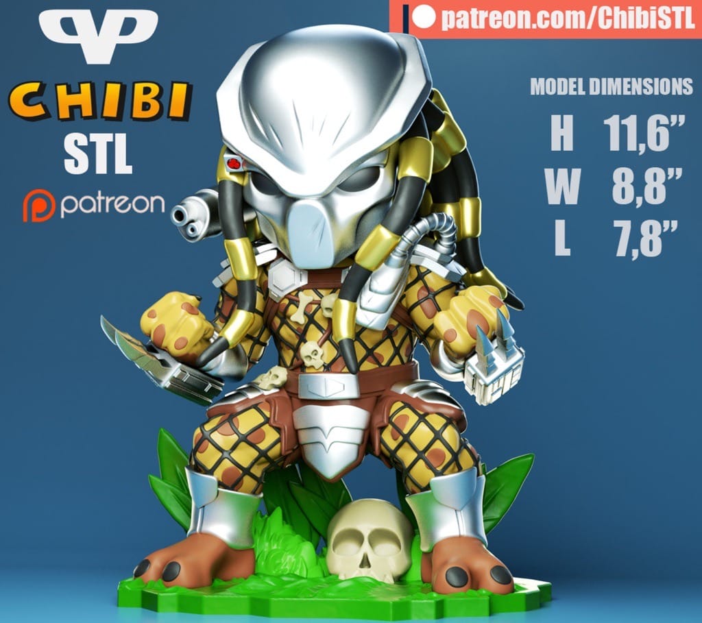 Chibi STL 铁血战士-P站图纸收藏馆