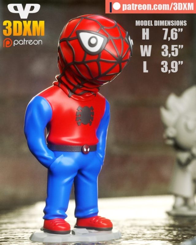 Chibi STL 漫威 蜘蛛侠-P站图纸收藏馆