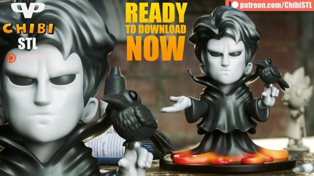 Chibi STL DC漫画 睡魔 梦-P站图纸收藏馆