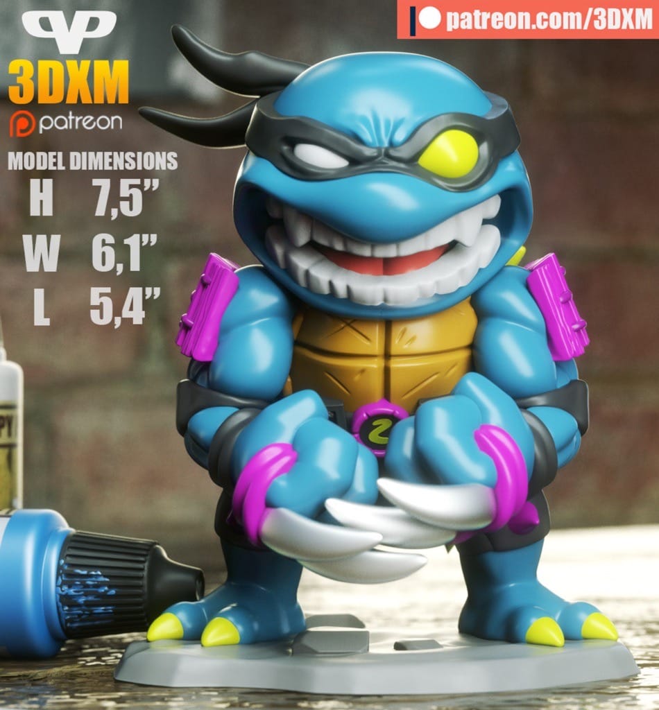 Chibi STL 忍者神龟-P站图纸收藏馆