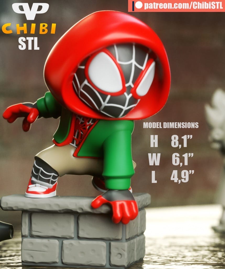 Chibi STL 漫威 蜘蛛侠-P站图纸收藏馆