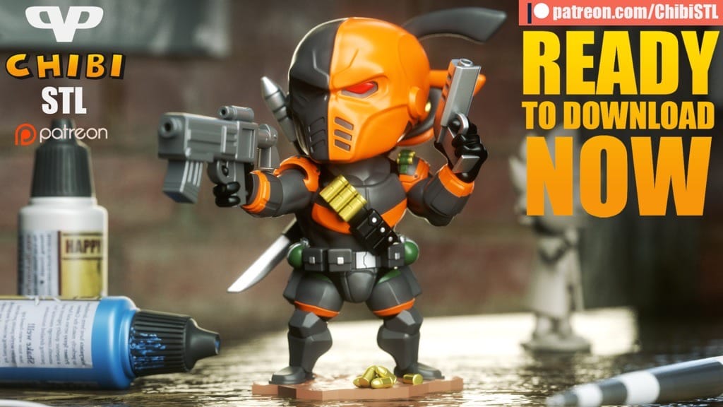 Chibi STL DC漫画 丧钟-P站图纸收藏馆