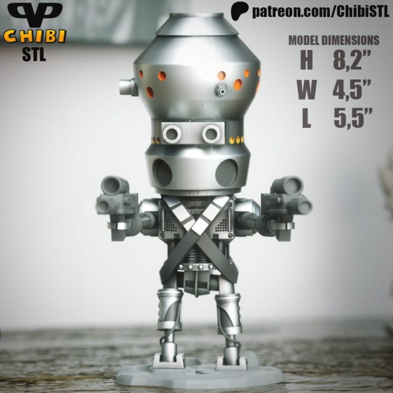 Chibi STL 星球大战 IG-11-P站图纸收藏馆