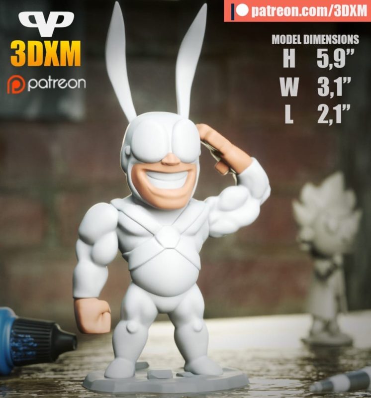 Chibi STL 超级蜱人-P站图纸收藏馆