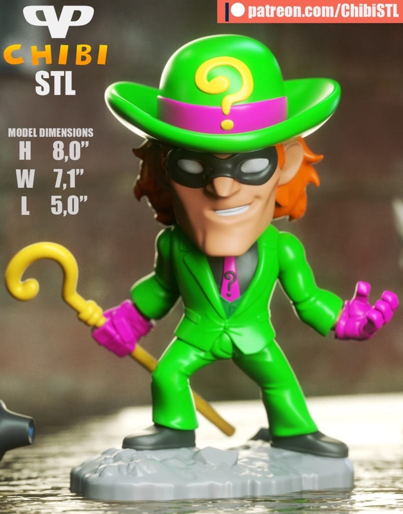 Chibi STL 降世神通和谜语人-P站图纸收藏馆