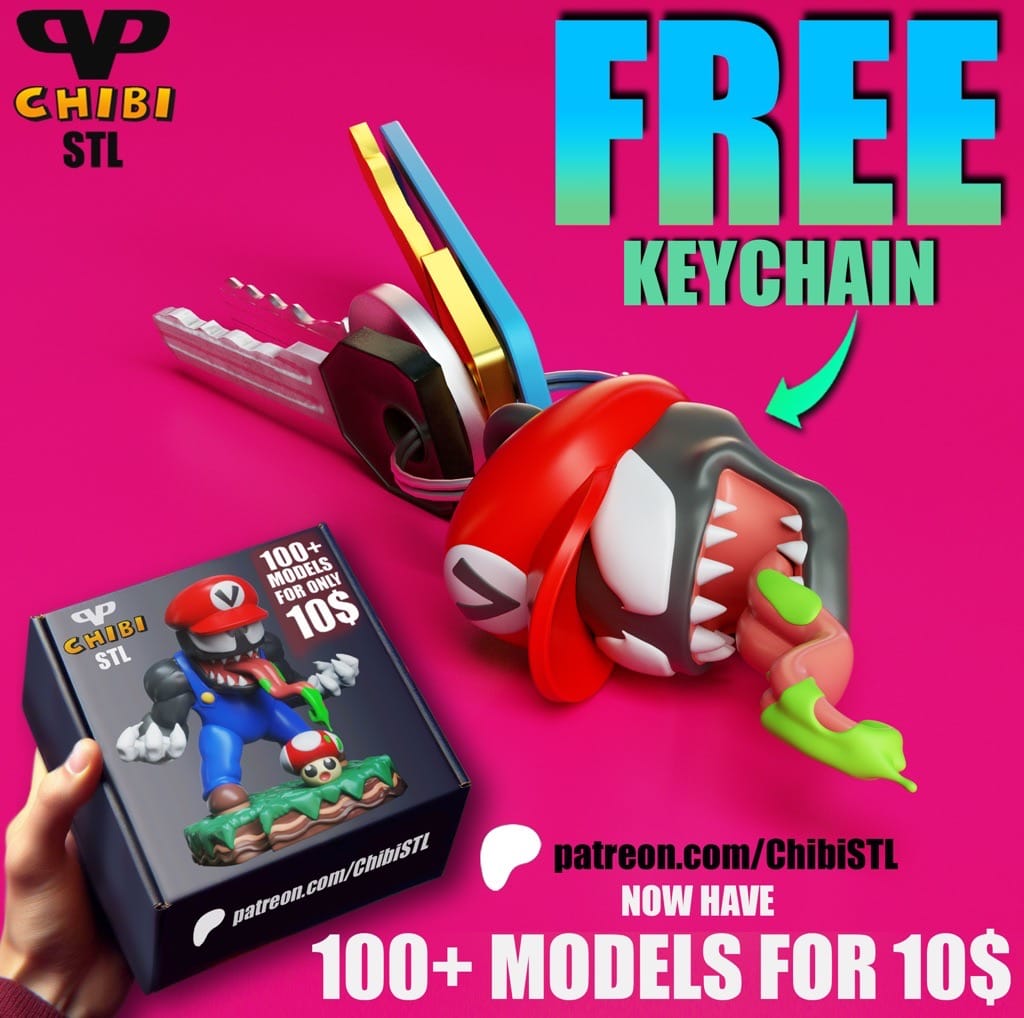 Chibi STL 超级马里奥-P站图纸收藏馆
