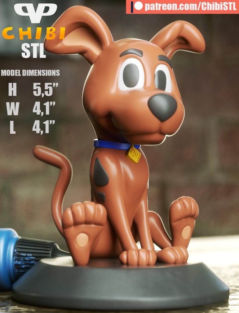 Chibi STL 史酷比狗-P站图纸收藏馆