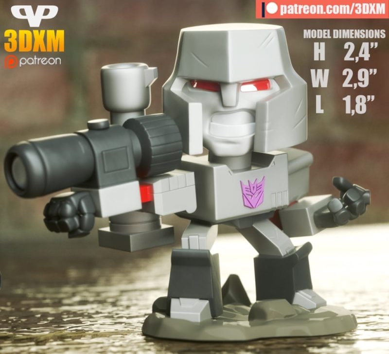 Chibi STL 变形金刚 威震天-P站图纸收藏馆