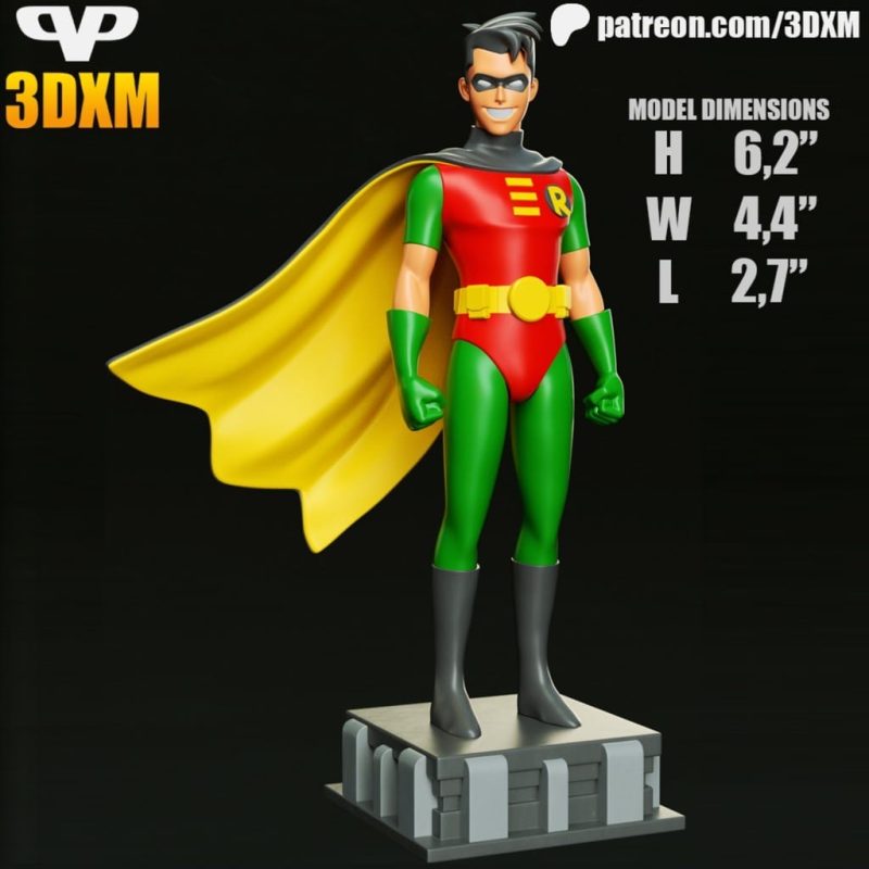 Chibi STL DC漫画 罗宾-P站图纸收藏馆