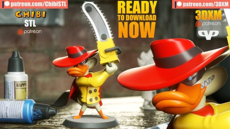 Chibi STL 狡猾飞天徳 飞天徳-P站图纸收藏馆